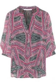 Diane von Furstenberg Syrah Blouse at Net A Porter